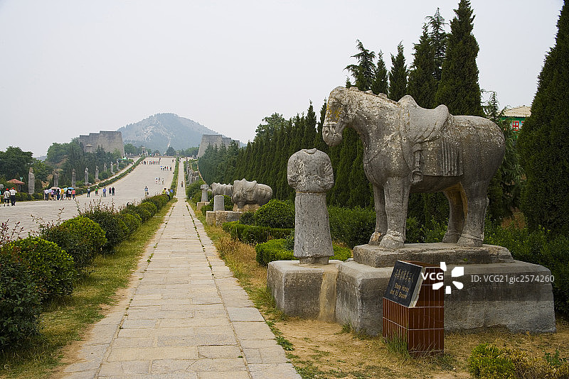 西安的钱墓图片素材