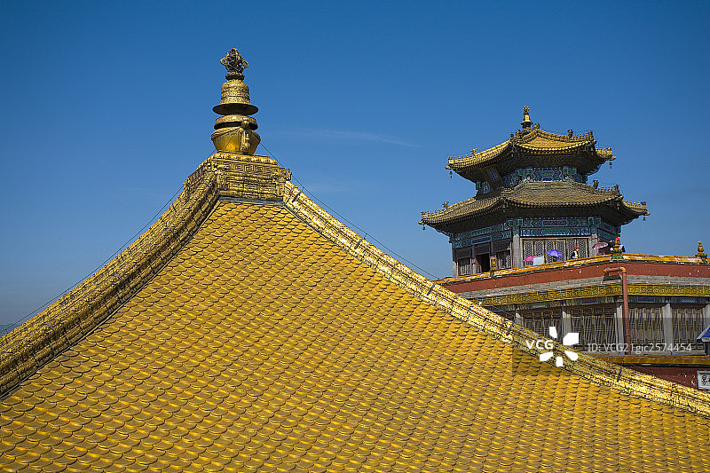 承德佛寺建筑图片素材