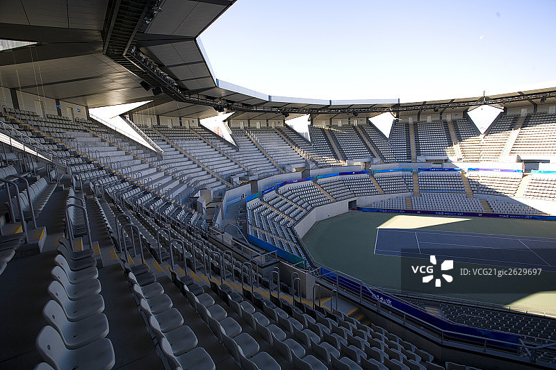 奥林匹克网球场,北京,首都,中国图片素材