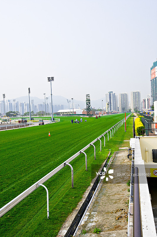 香港奥运马术比赛场,香港,中国,双鱼河和沙田图片素材