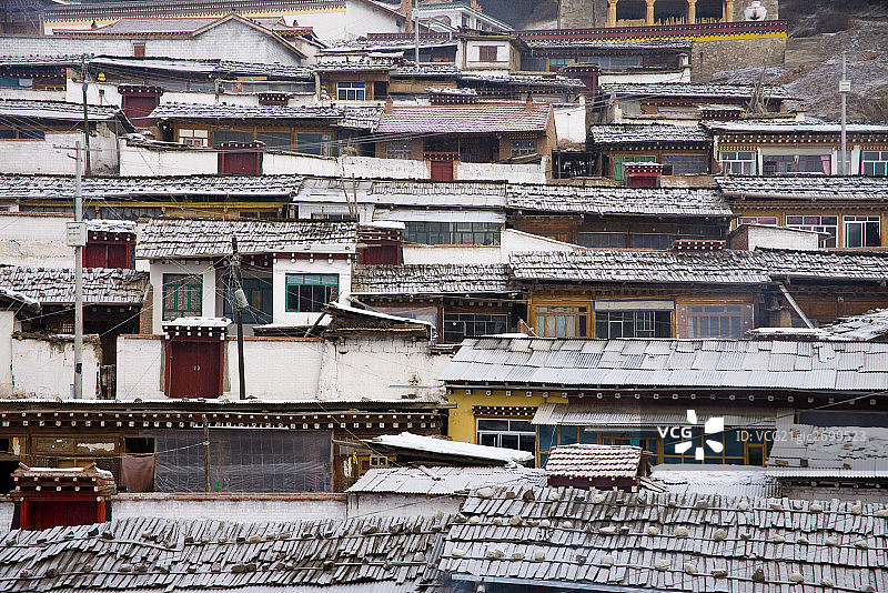 甘南郎木寺图片素材