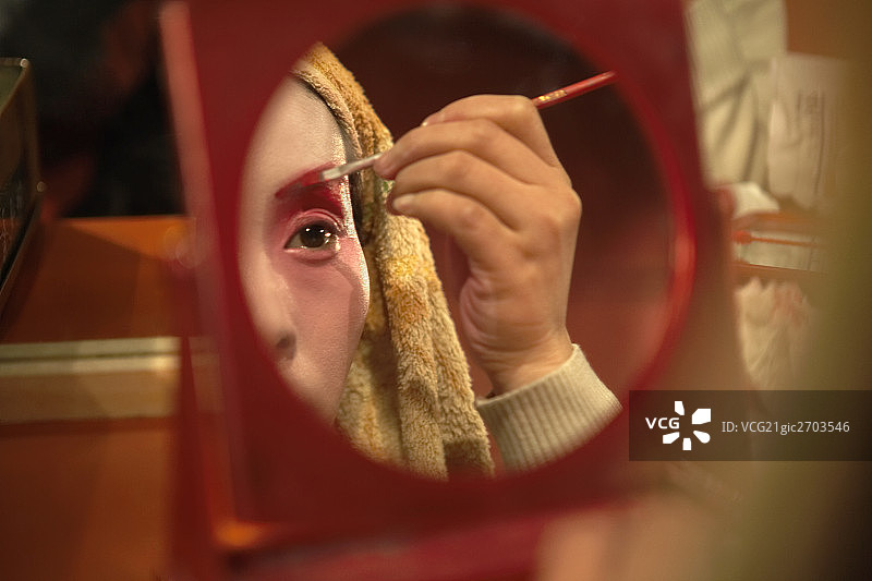 化妆的戏子图片素材