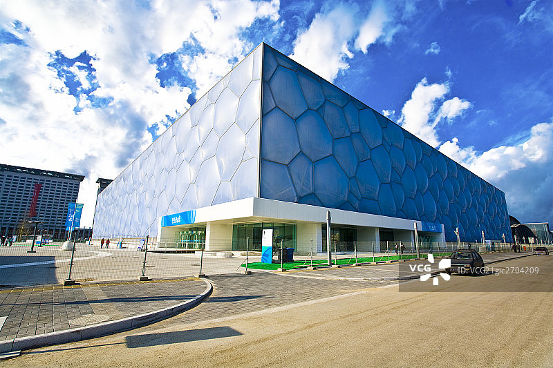 国家游泳中心 /水立方图片素材