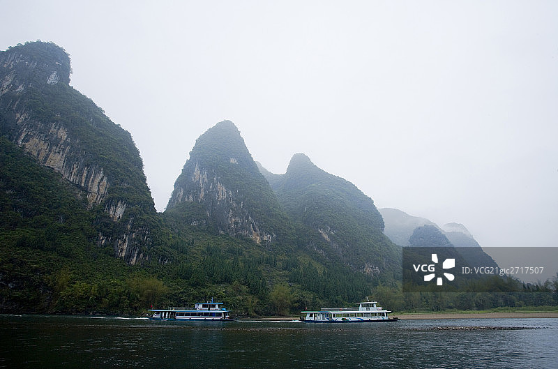 Xingping镇、广西图片素材