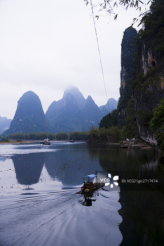 Xingping镇、广西图片素材