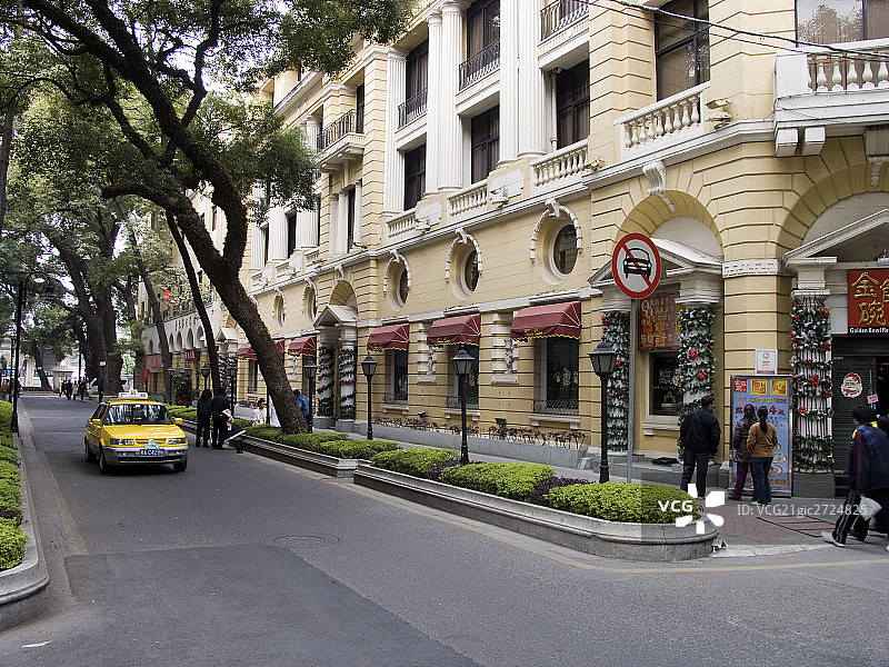 广州沙面租界老街图片素材