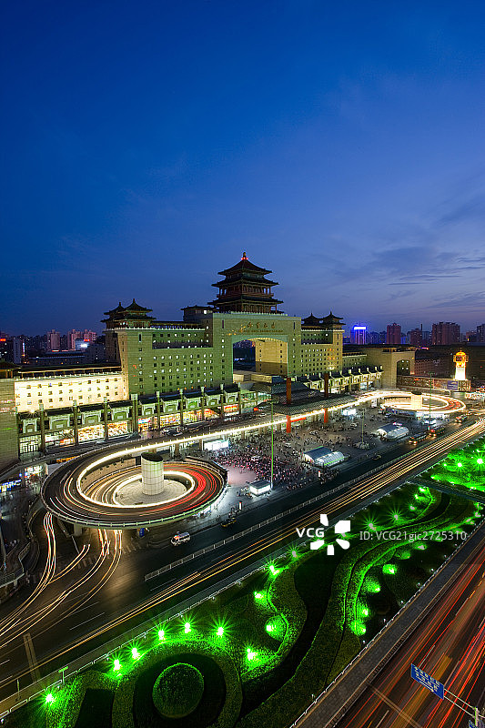 北京火车站图片素材