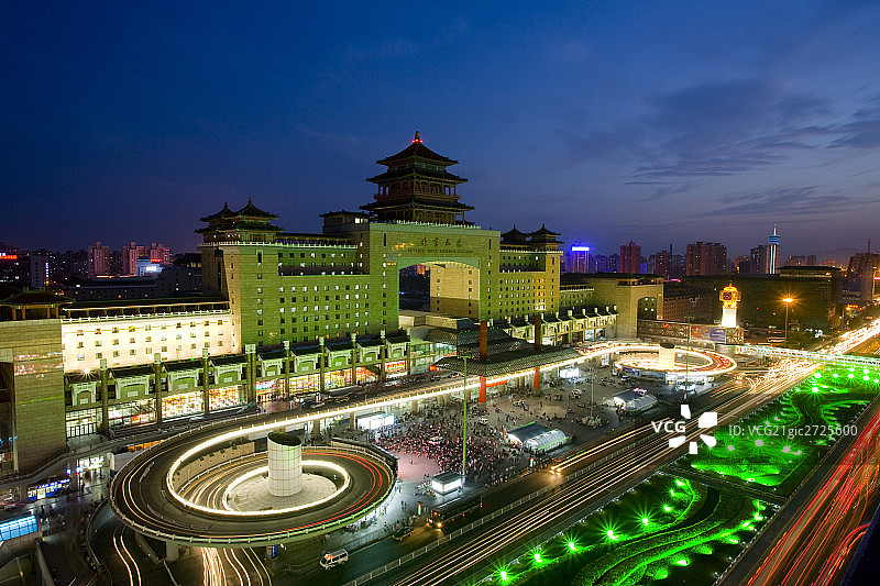 北京火车站图片素材