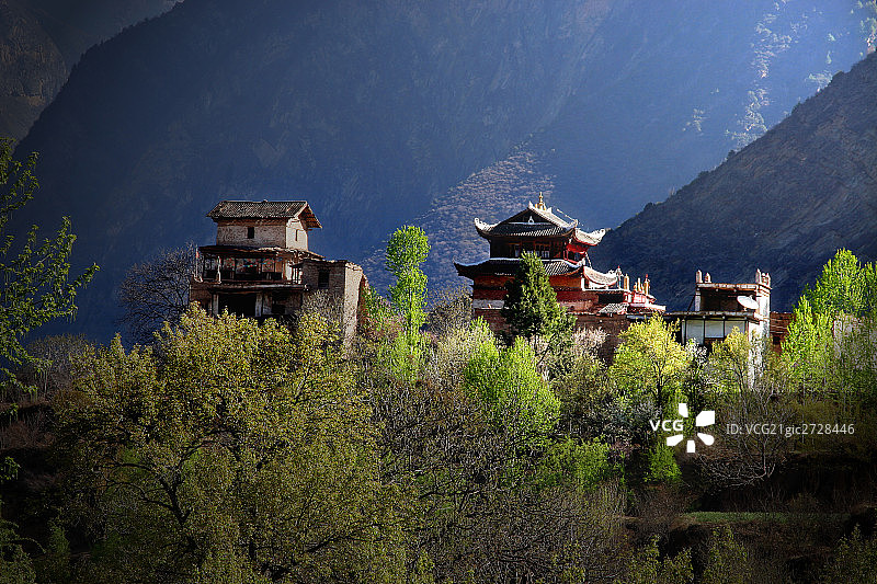 四川阿坝丹巴风景图片素材