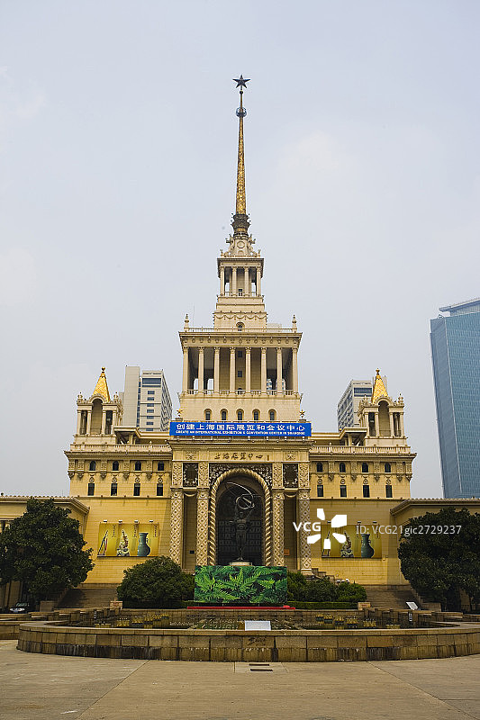 上海,上海展览中心图片素材