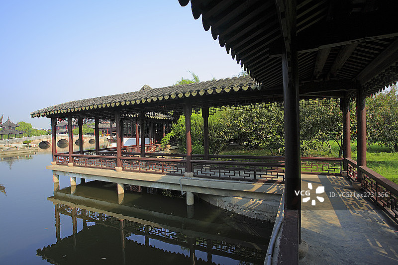 The ancient town of Zhouzhuang图片素材