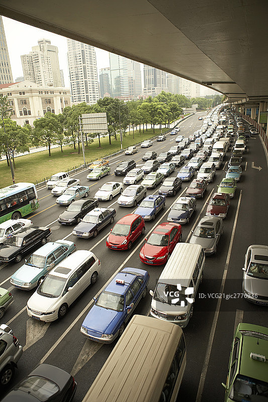 上海马路图片素材