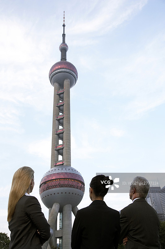 上海国际商务团队图片素材