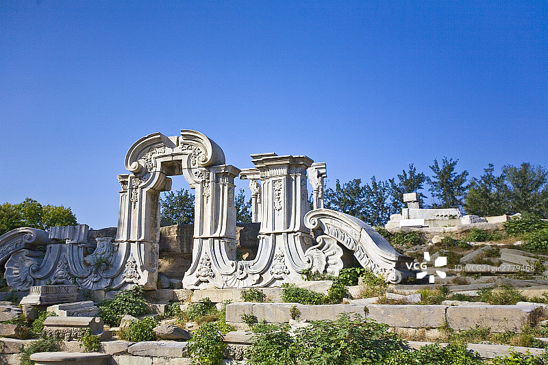 北京,圆明园遗址公园图片素材
