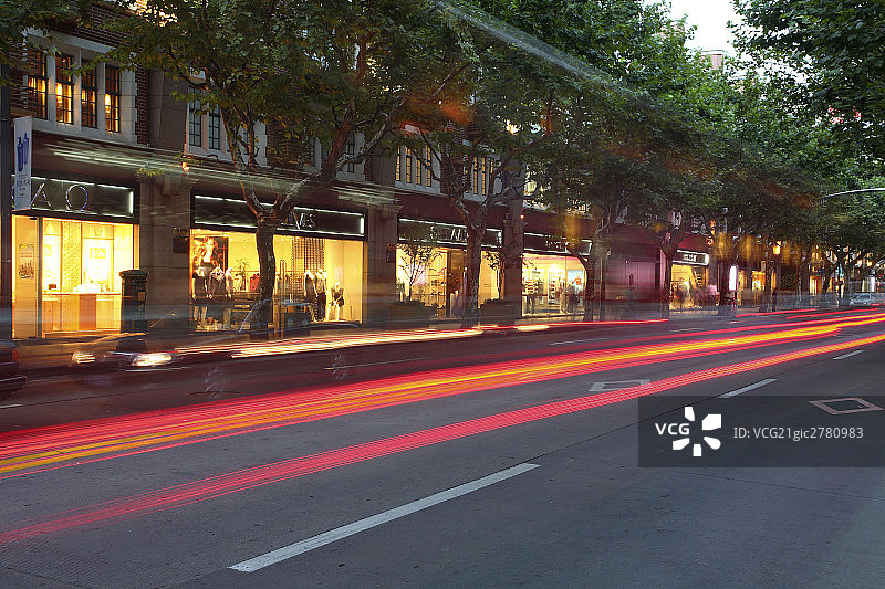 Shanghai Commercial Street图片素材