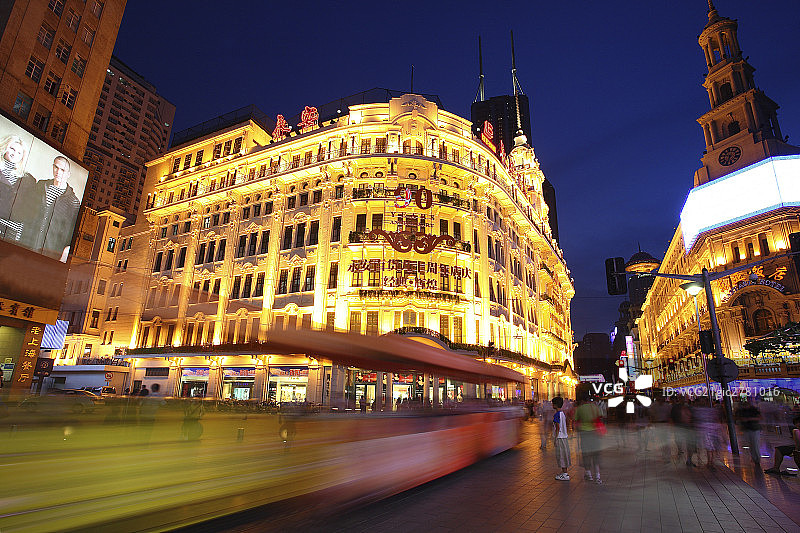 Nanjing Road Shanghai图片素材