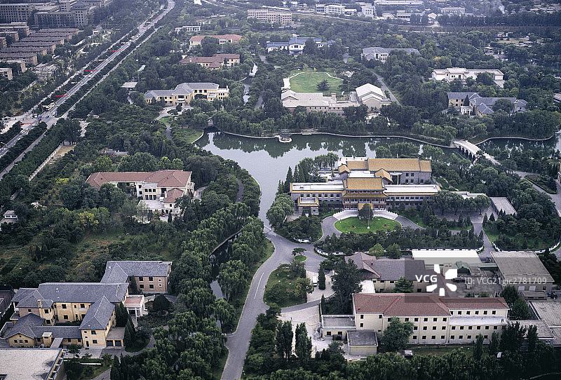 钓鱼台国宾馆全景图片素材