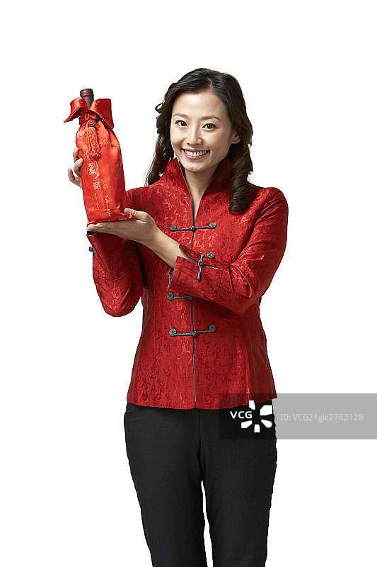 妈妈手拿红酒图片素材