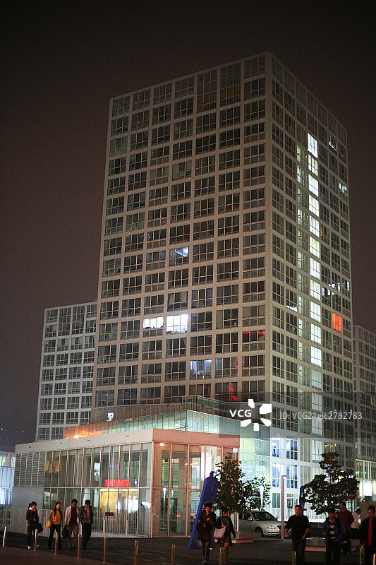 中国,北京建外SOHO图片素材