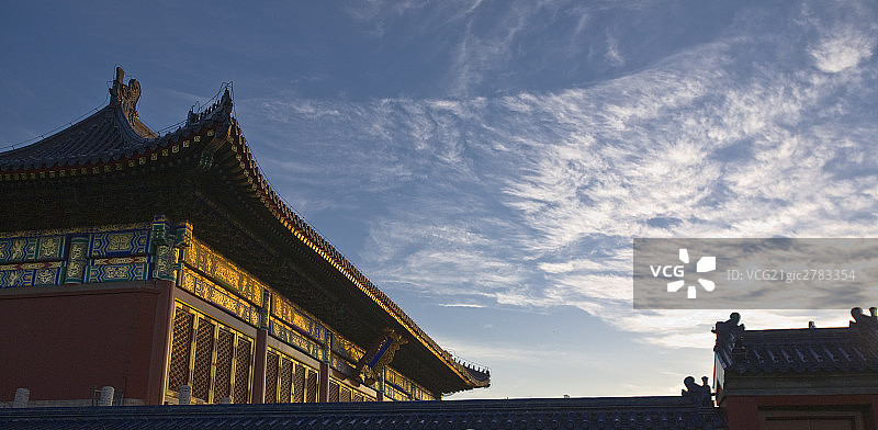 天坛古朴建筑图片素材