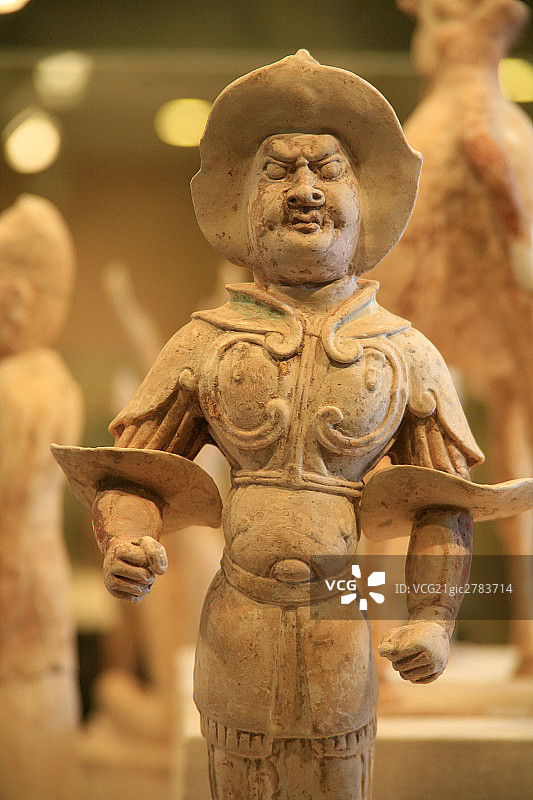 北京大学博物馆,静物古董,古代士兵图片素材