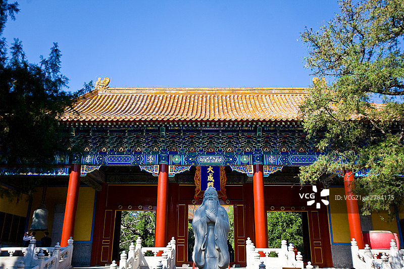 中国,北京,国子监,大成门图片素材