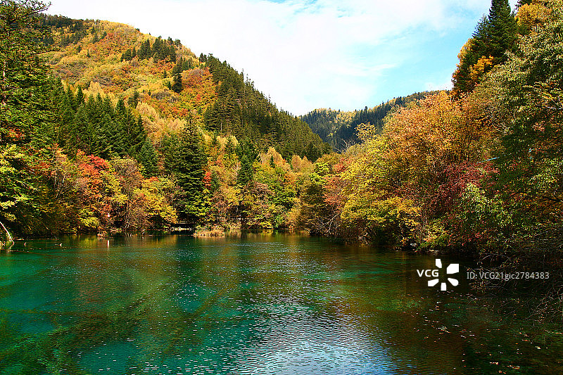 九寨沟自然风光图片素材
