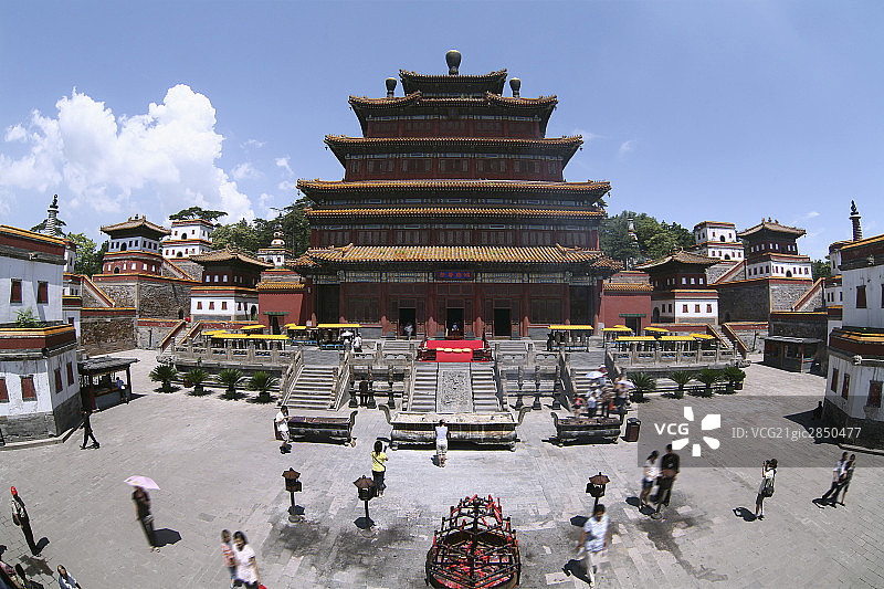河北省承德普宁寺佛教图片素材