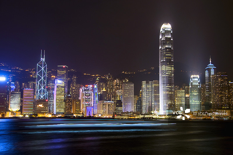 香港夜景图片素材