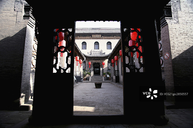 山西省祁县乔家大院图片素材