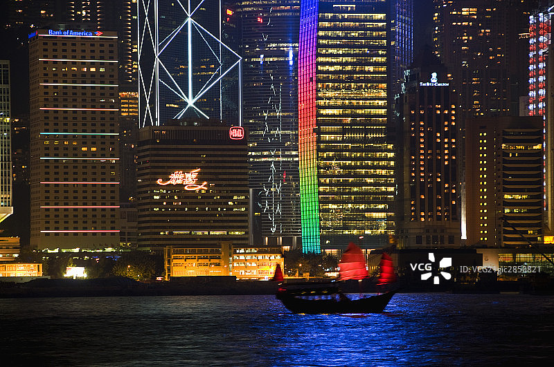 香港夜景图片素材
