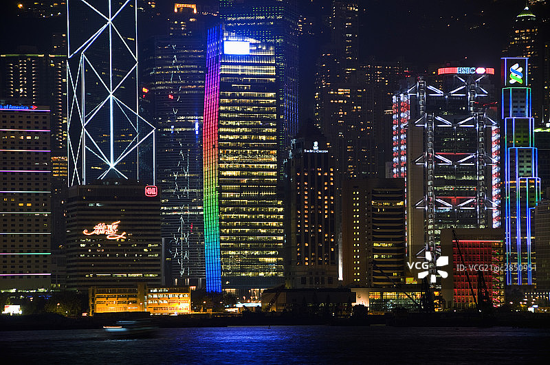 香港夜景图片素材