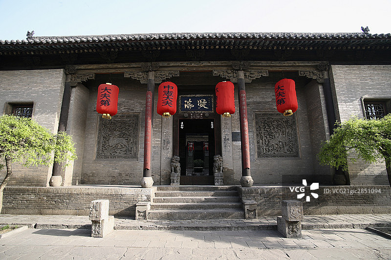 山西省灵石县静升村王家大院图片素材