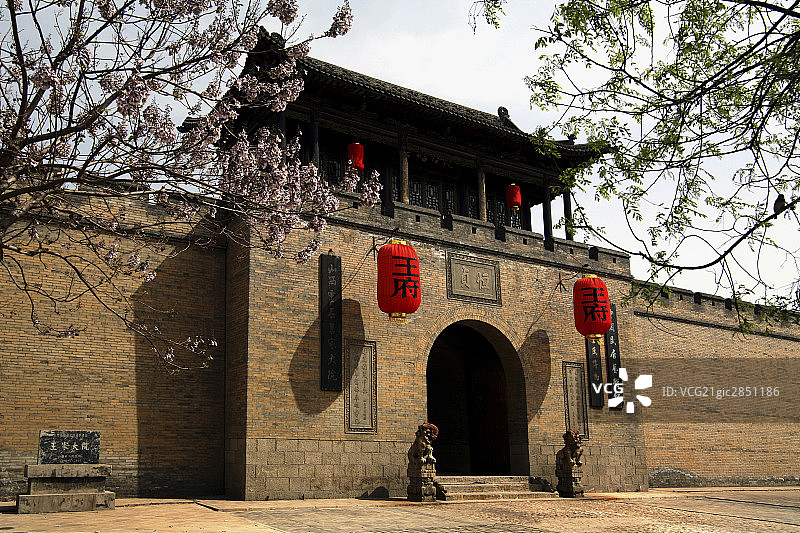 山西省灵石县静升村王家大院图片素材