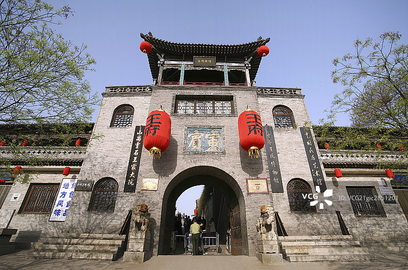 山西省灵石县静升村王家大院图片素材