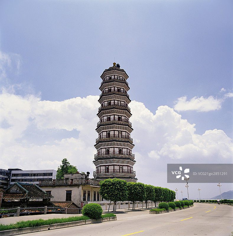广东肇庆崇禧塔图片素材