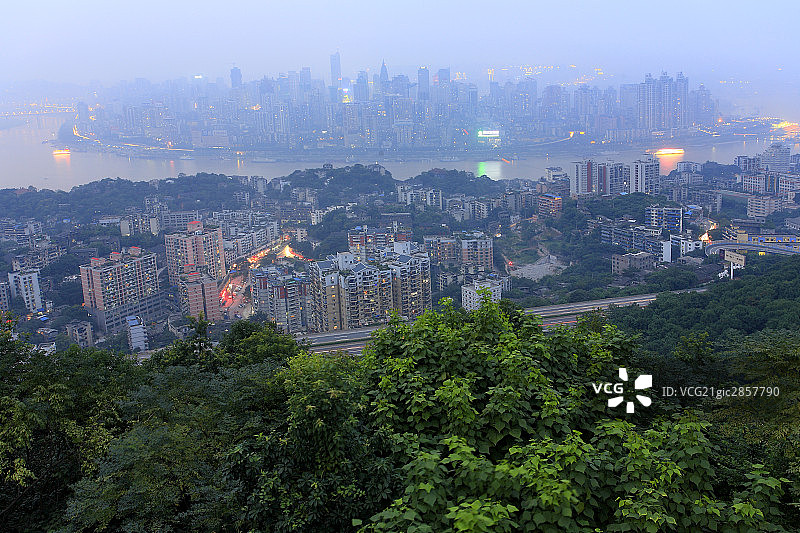 重庆市全景南山一棵树观景台图片素材