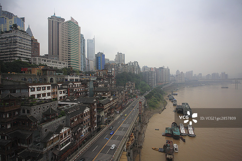 重庆市洪崖洞景区图片素材