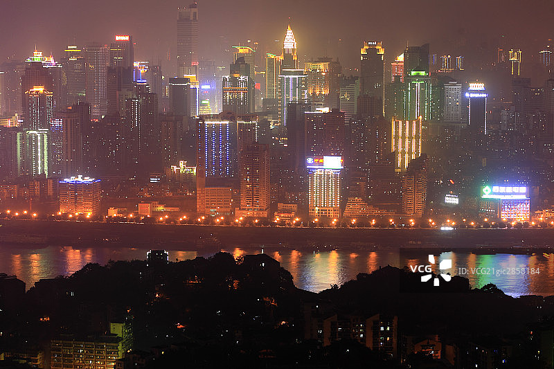 重庆市全景南山一棵树观景台图片素材