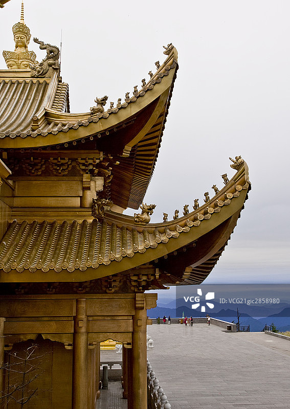 中国,四川,峨眉金顶图片素材