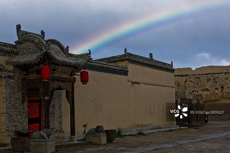 中国银川西部影视城风光图片素材