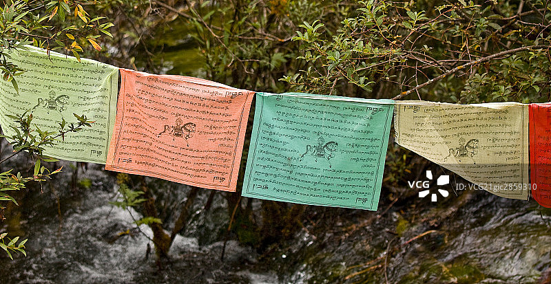 中国,四川,九寨沟老虎海图片素材