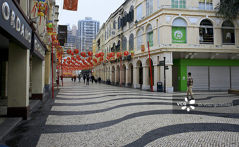 中国,澳门,街景图片素材