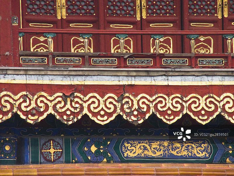 雍和宫建筑图片素材