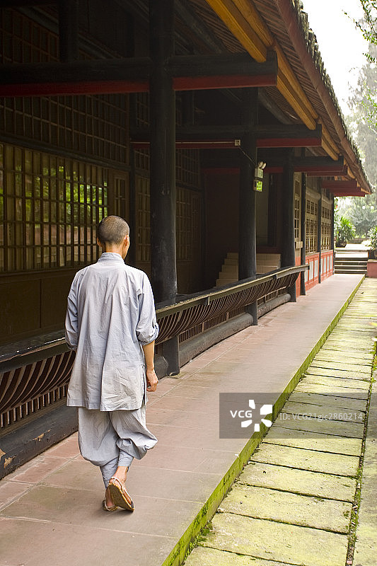 中国,四川峨眉山,报国寺图片素材