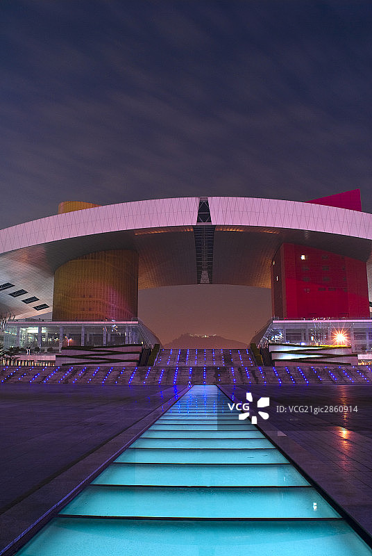 中国,深圳,城市夜景图片素材