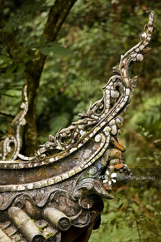 中国,四川,峨眉山,清音阁图片素材