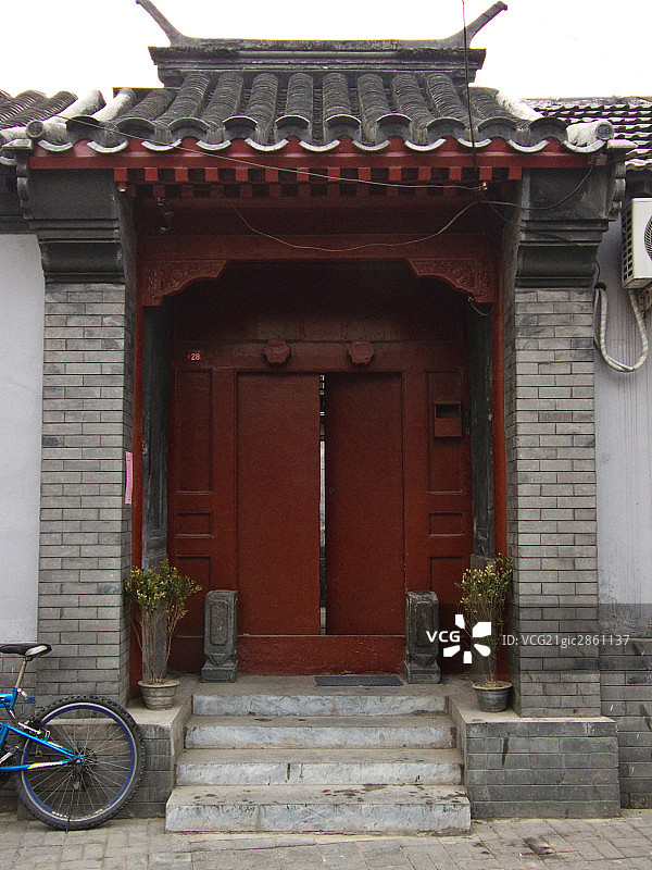 中国,北京,东四前炒面胡同图片素材