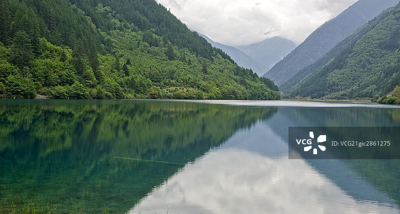 中国,四川,九寨沟,犀牛海图片素材