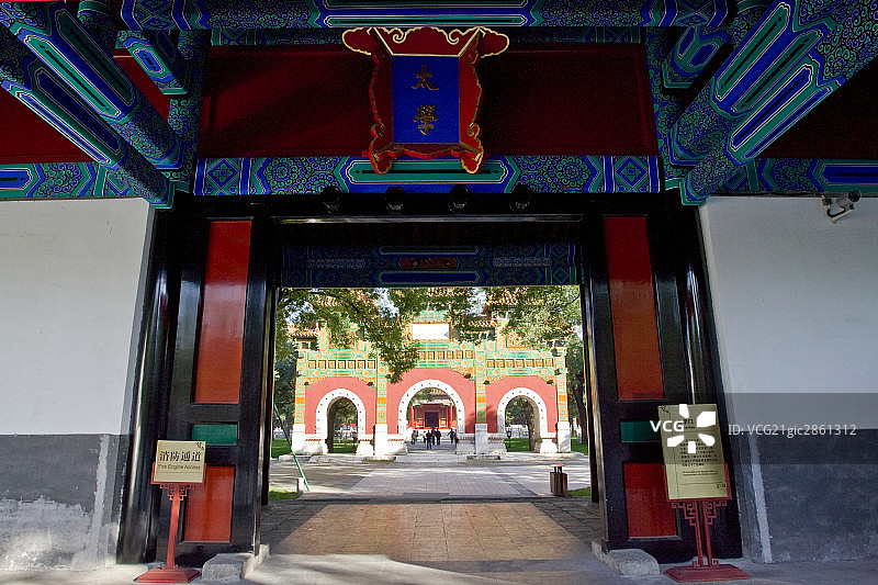 中国,北京,国子监图片素材